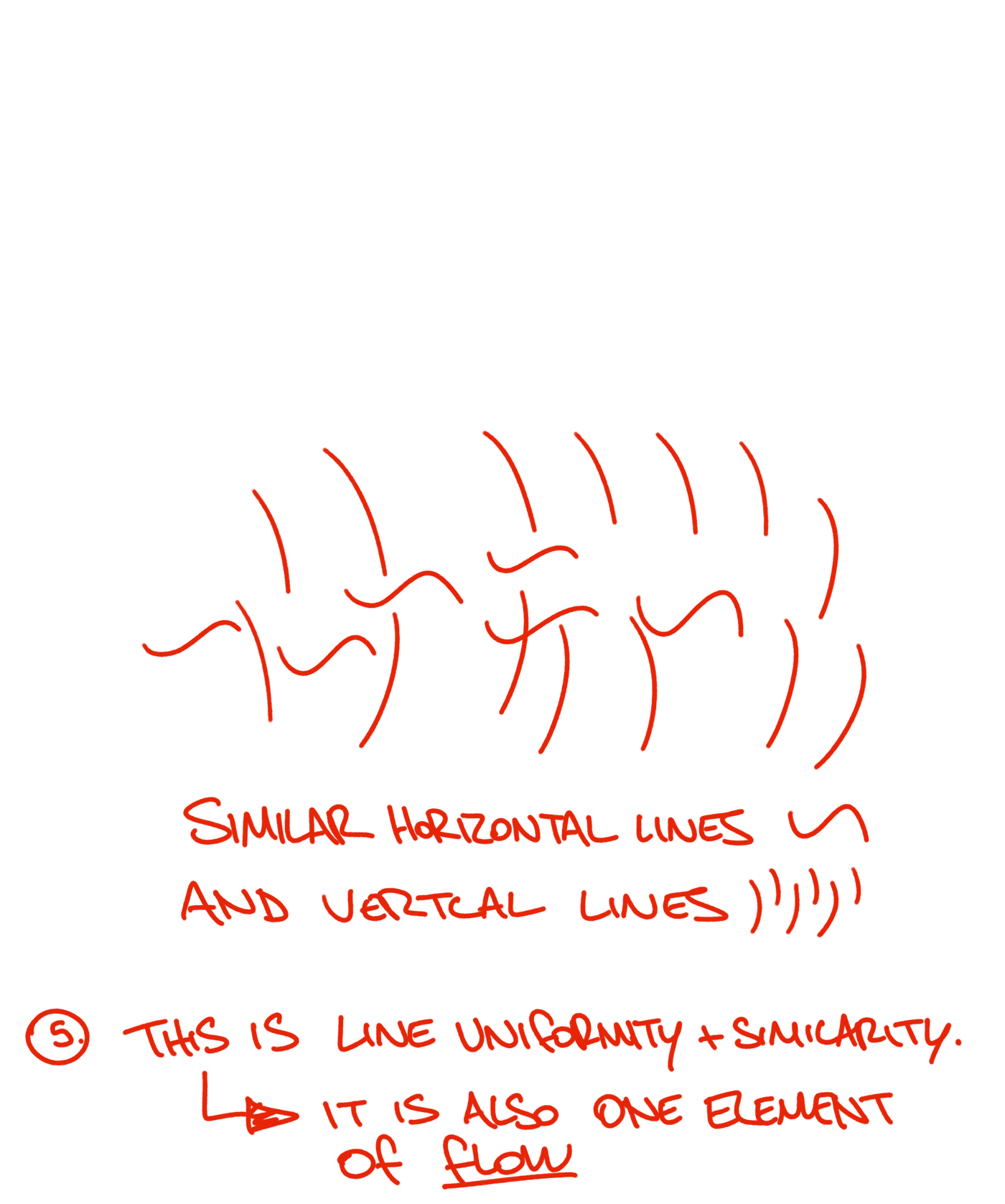 5. Line uniformity and similarity